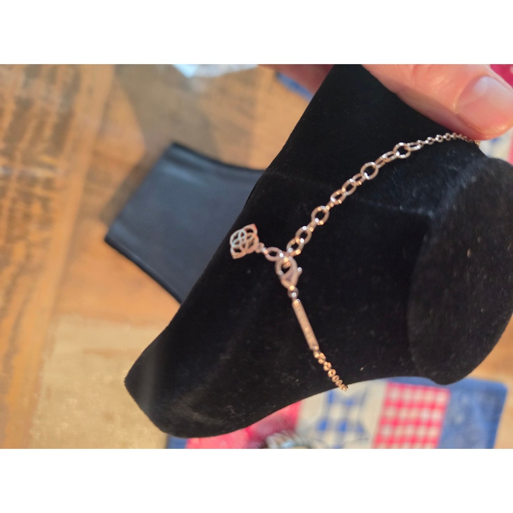 Kendra Scott Elisa Rose Gold Color Iridescent Pendant Necklace - Picture 5 of 8